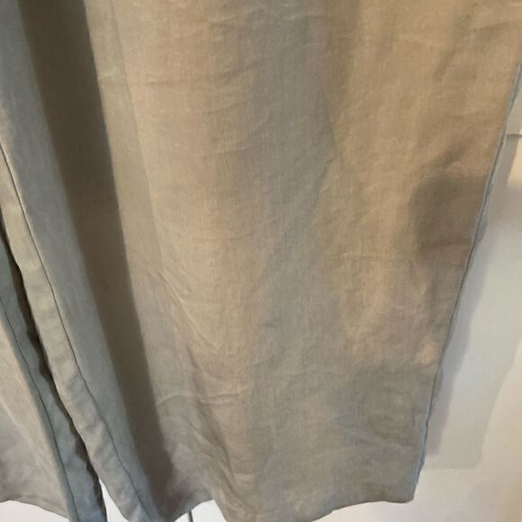 Zara Womens Wide Leg Pull On Lounge Pants 100% Lyocell Misty Gray Size Large - Picture 5 of 11